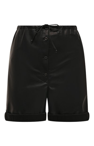Женские кожаные шорты PRADA, арт. 52516-08P-F0002