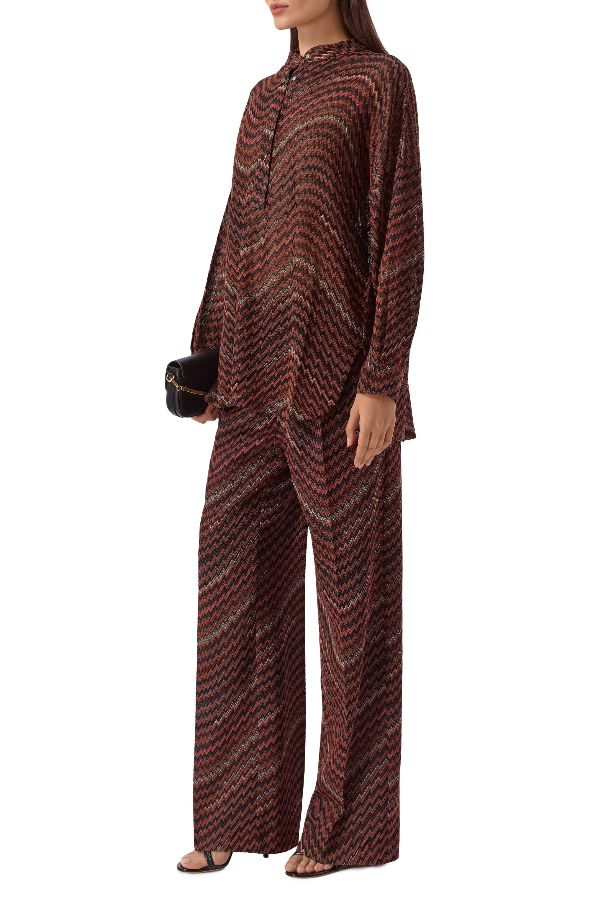 Блузка из вискозы и хлопка MISSONI, арт. DS25WJ0F/BC005D, фото 2