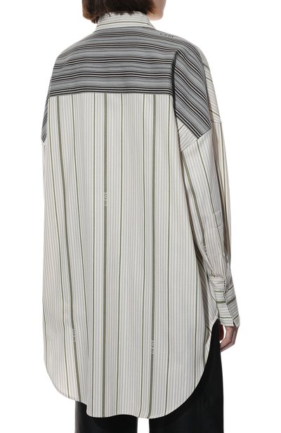 Рубашка из шерсти и хлопка LOEWE, арт. S359Y05X23, фото 4