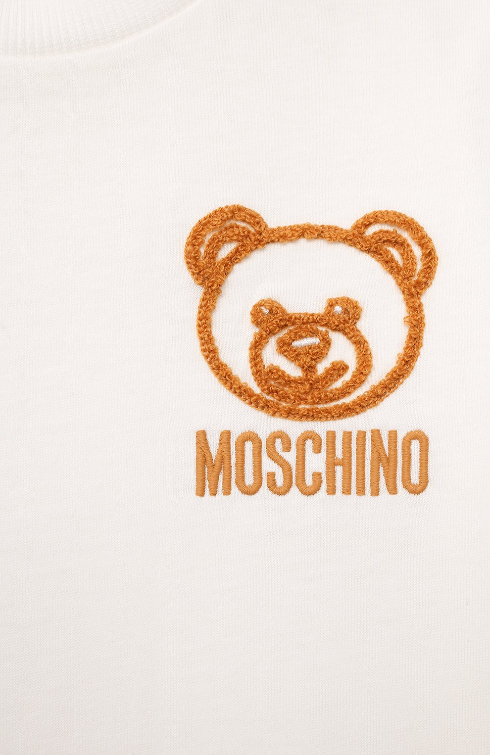 Хлопковая футболка MOSCHINO, арт. HXM02S/LAA19/4A-8A, фото 3