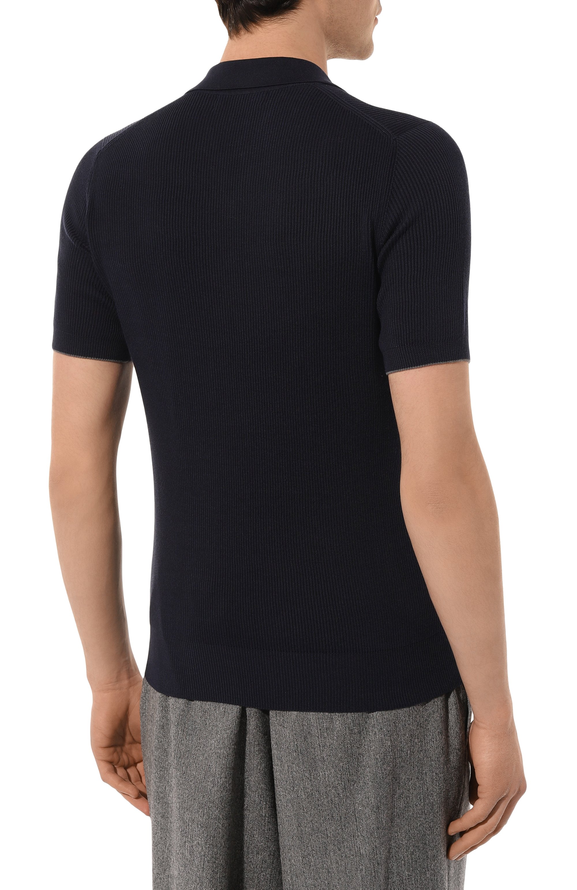 Хлопковое поло BRUNELLO CUCINELLI, арт. M2900B2020, фото 4