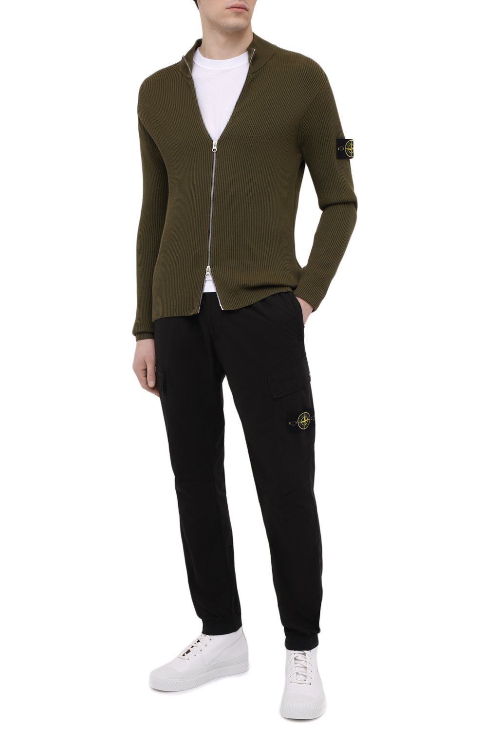 Хлопковый кардиган STONE ISLAND, арт. 7415549D8, фото 2