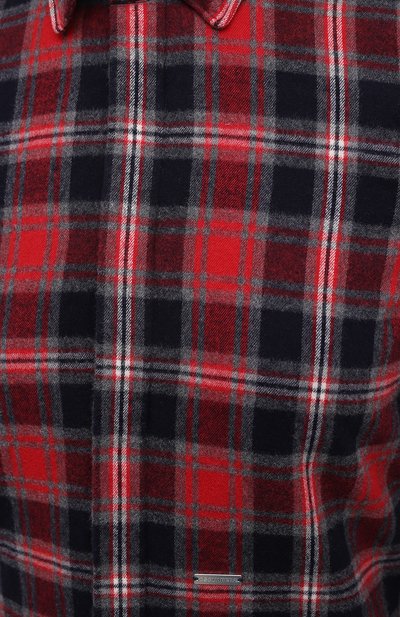 Хлопковая рубашка DSQUARED2 разноцветного цвета по цене 58400 руб., арт. S72DL0655/S53167, фото 5 Хлопковая рубашка DSQUARED2, арт. S72DL0655/S53167, фото 5