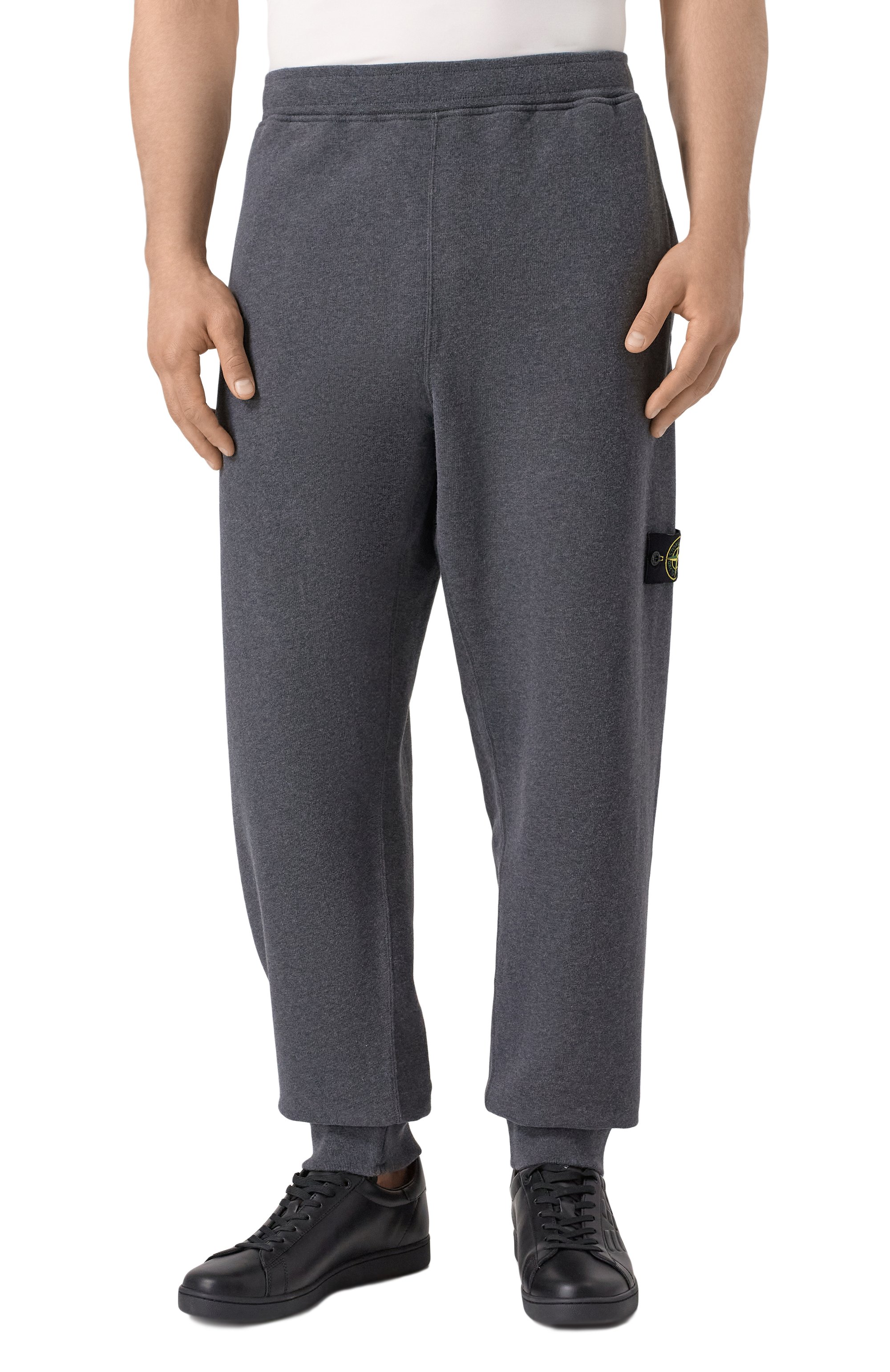 Хлопковые джоггеры STONE ISLAND, арт. 811560920, фото 3