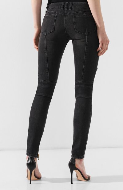 Джинсы с декоративными молниями BALMAIN, арт. RF1995999/265N, фото 4
