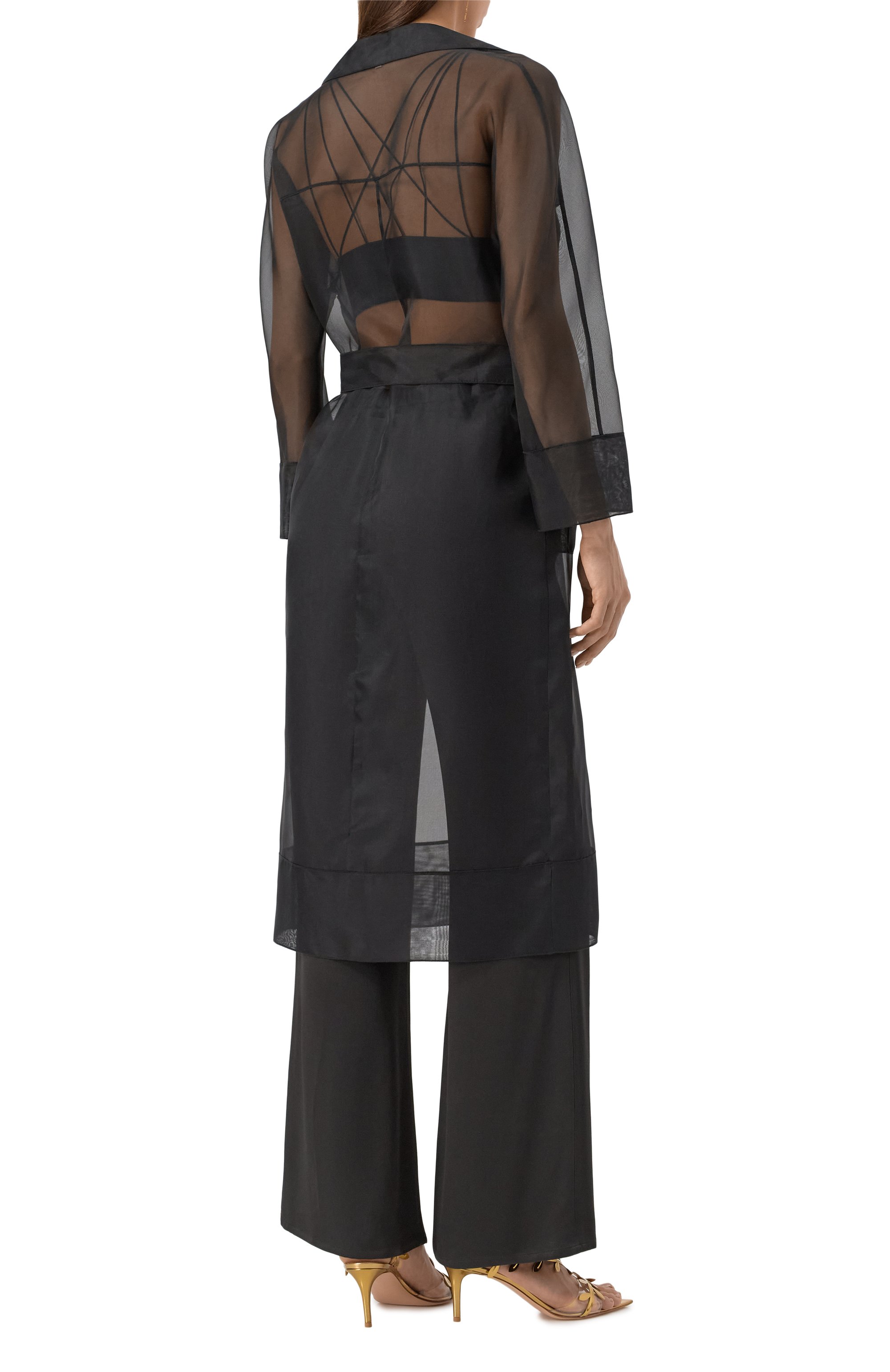 Шелковый плащ ANTONELLI FIRENZE, арт. J7459N/256, фото 4