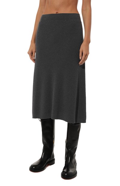 Юбка из шерсти и кашемира LORENA ANTONIAZZI, арт. A24121SM10A/2472, фото 3