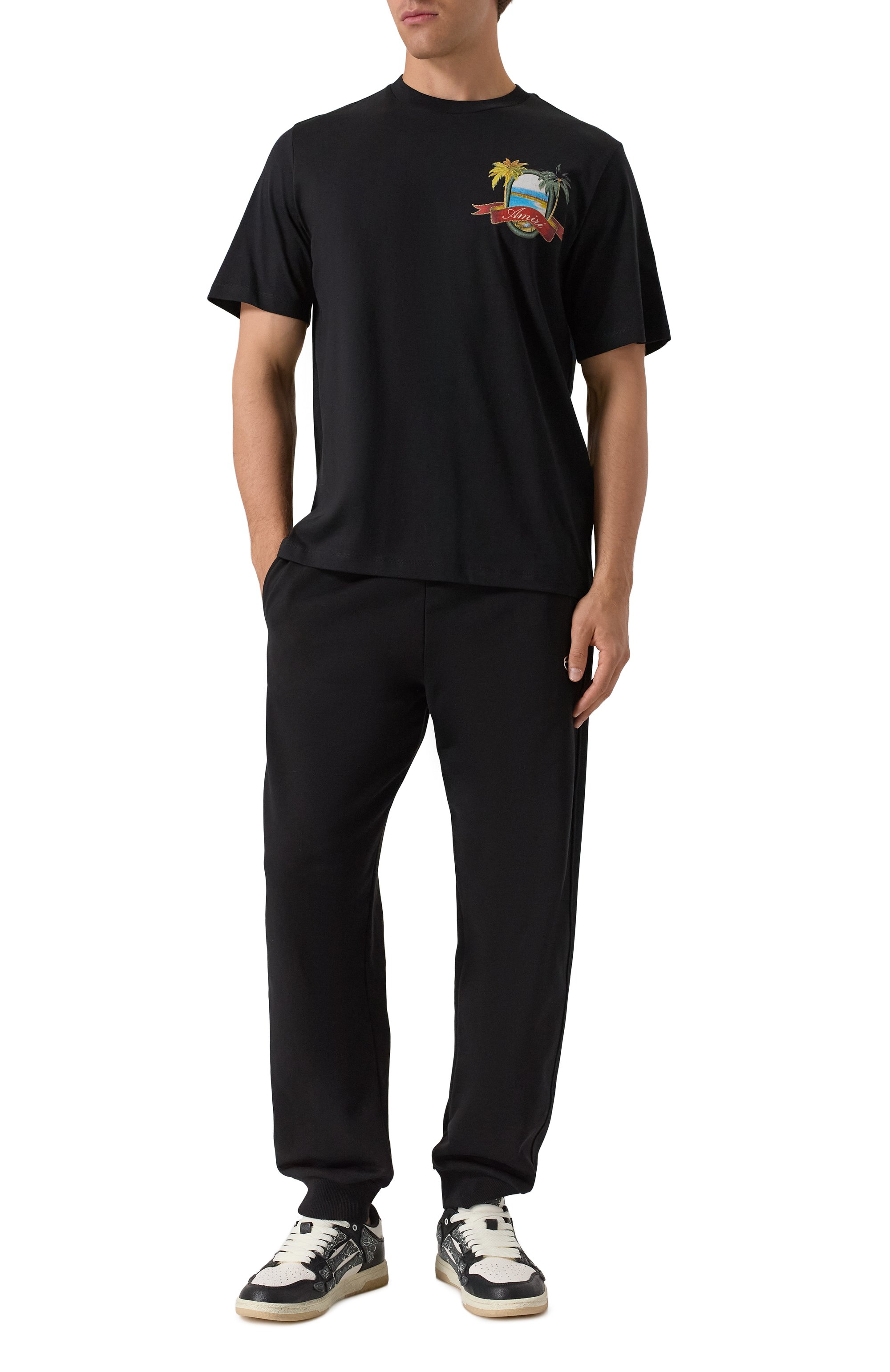 Хлопковые джоггеры DIESEL черного цвета по цене 18450 руб., арт. A19417/0BMBJ, фото 2 Хлопковые джоггеры DIESEL, арт. A19417/0BMBJ, фото 2