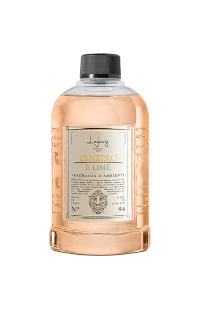 Рефил для диффузора zenzero e lime / &quot;имбирь &amp; лайм&quot; (500ml) LOGEVY FIRENZE 1965, арт. 8050519371193