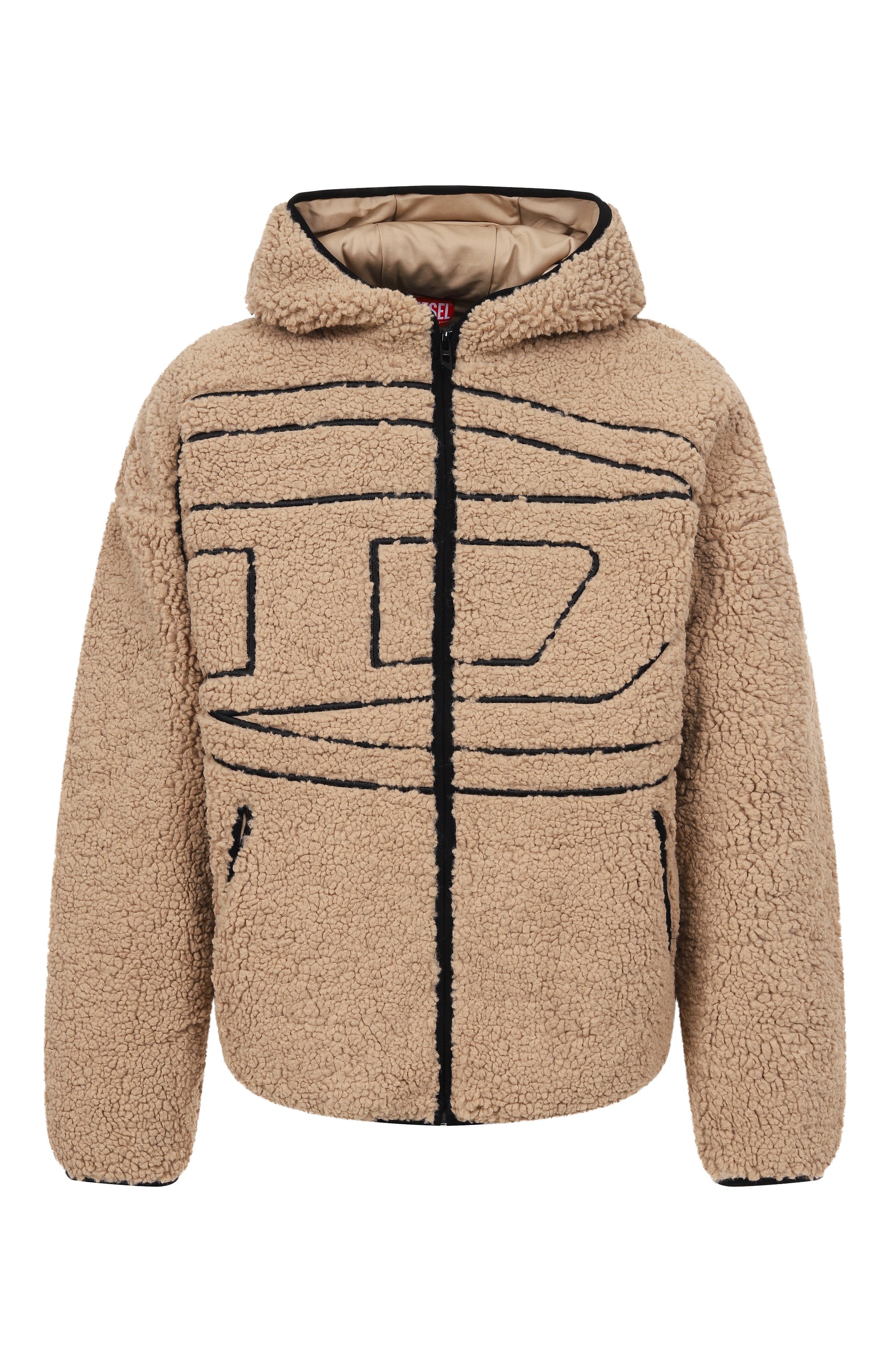 Куртка DIESEL бежевого цвета по цене 42950 руб., арт. A18947/0KIBT, фото 1 Куртка DIESEL, арт. A18947/0KIBT, фото 1