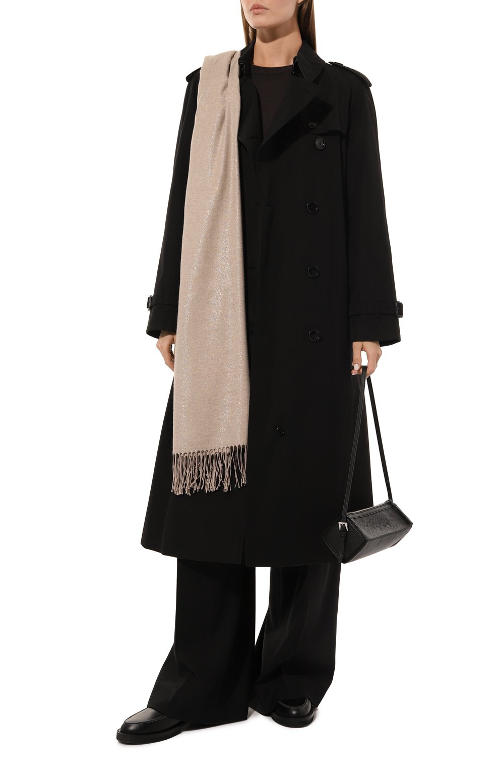 Шарф из шелка и вискозы BRUNELLO CUCINELLI, арт. MSCDAB1100, фото 3