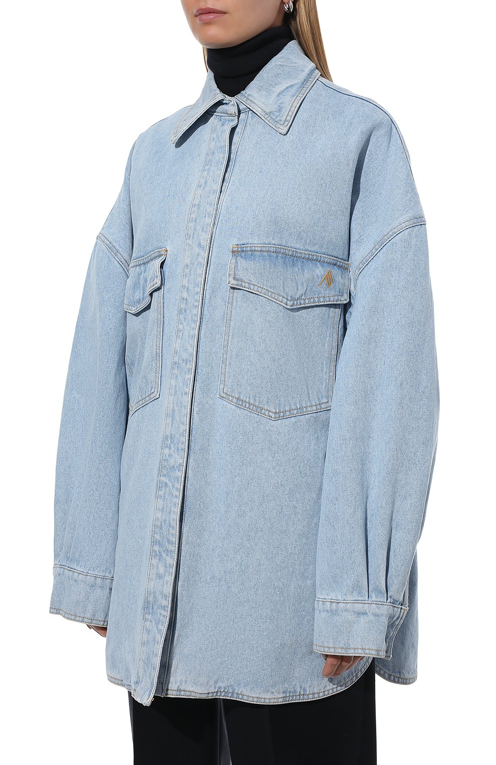 Джинсовая рубашка THE ATTICO, арт. 221WCC33/D030, фото 3