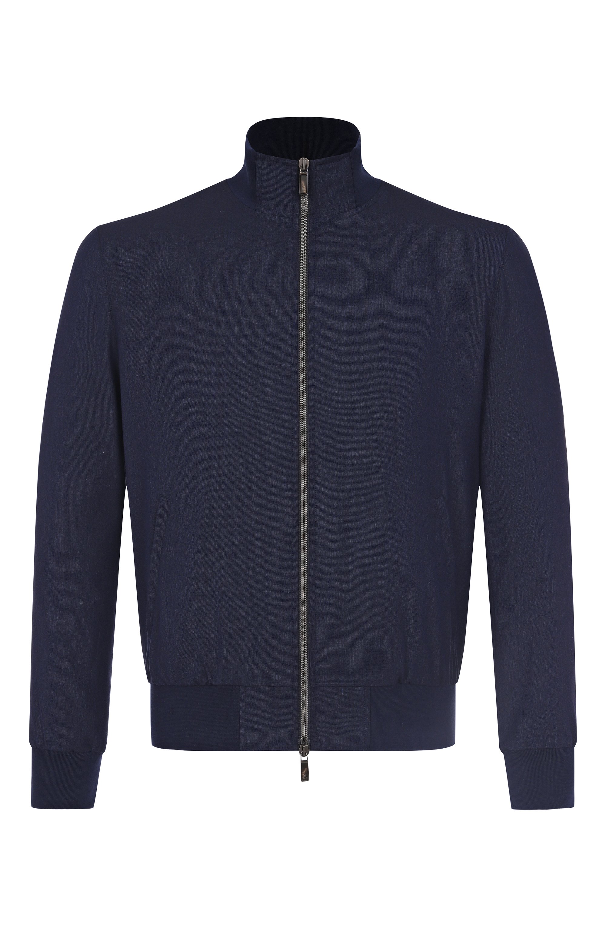 Толстовка из шерсти и шелка CAPOBIANCO темно-синего цвета по цене 110500 руб., арт. 18M183.LR00., фото 1 Толстовка из шерсти и шелка CAPOBIANCO, арт. 18M183.LR00., фото 1