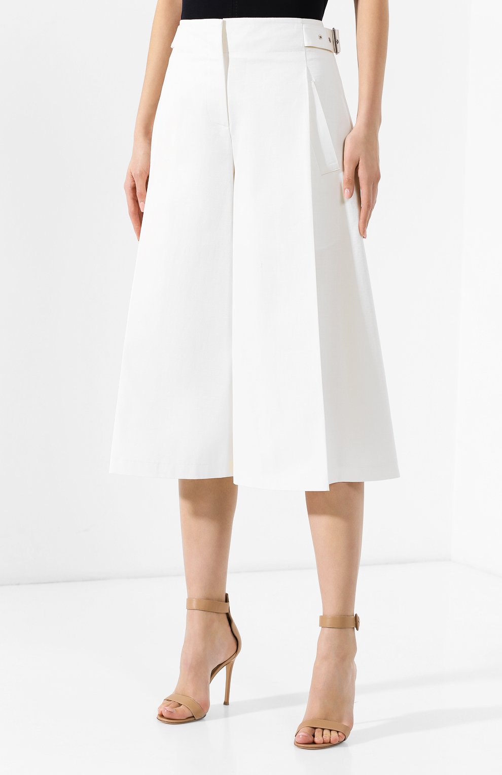 Хлопковые брюки JIL SANDER NAVY, арт. JNWM3050A/JM2430, фото 3