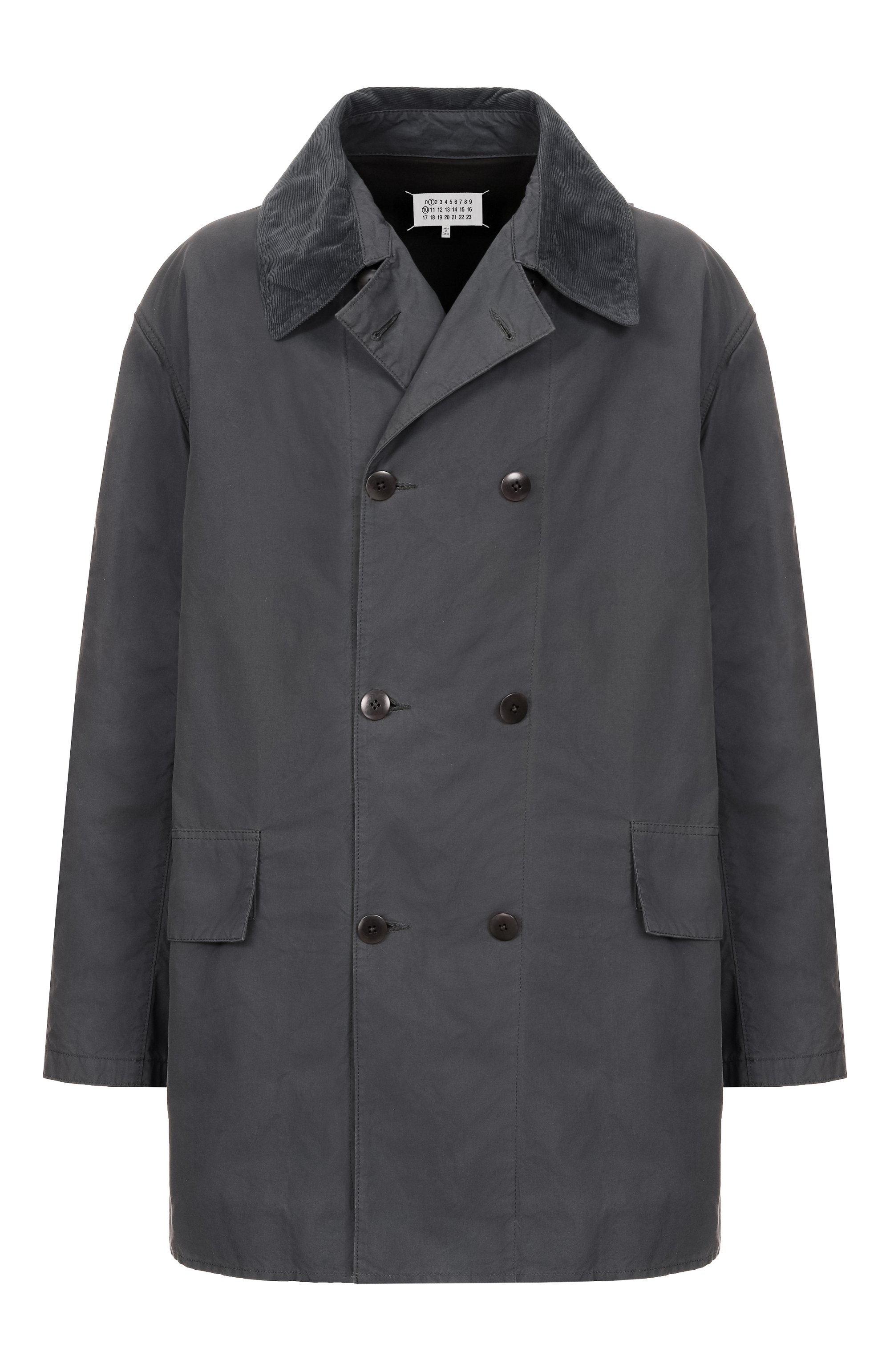 Хлопковая куртка MAISON MARGIELA темно-серого цвета по цене 323000 руб., арт. S50AM0633/M35282, фото 1 Хлопковая куртка MAISON MARGIELA, арт. S50AM0633/M35282, фото 1