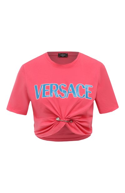 Хлопковая футболка VERSACE, арт. 1011331/1A08262, фото 1