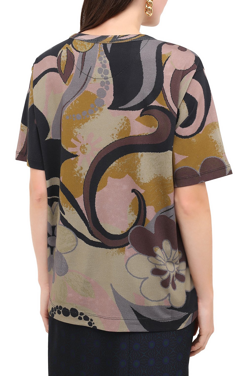 Хлопковая футболка DRIES VAN NOTEN, арт. 202-31118-1617, фото 4