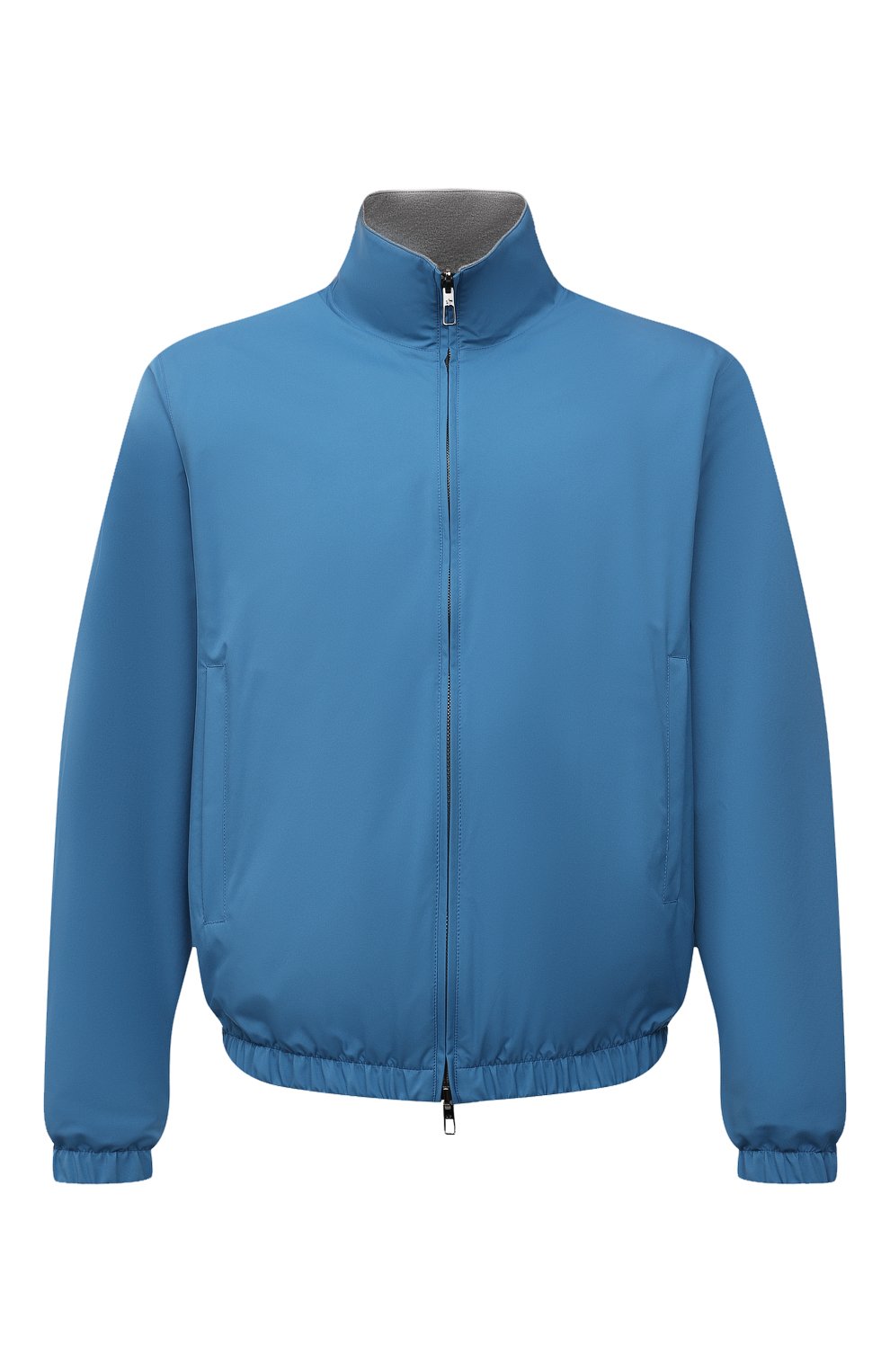 Двусторонний бомбер LORO PIANA бирюзового цвета по цене 222000 руб., арт. FAF8466, фото 1 Двусторонний бомбер LORO PIANA, арт. FAF8466, фото 1