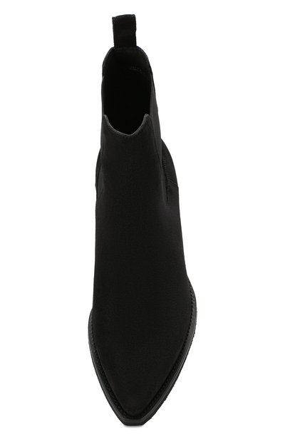 Замшевые казаки AMIRI черного цвета по цене 99500 руб., арт. Y0F20424SU, фото 5 Замшевые казаки AMIRI, арт. Y0F20424SU, фото 5