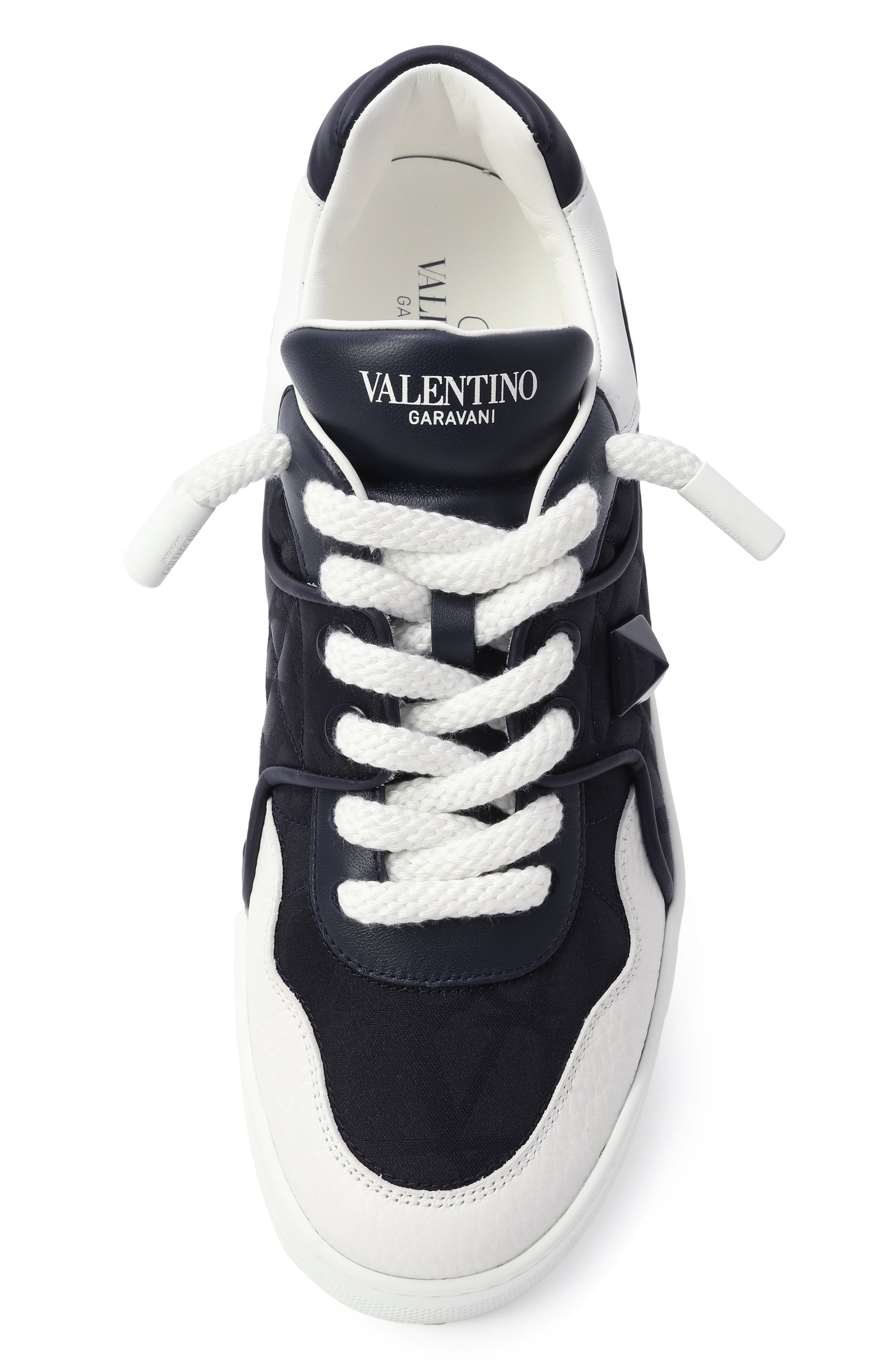 Комбинированные кеды one stud xl VALENTINO, арт. 6Y2S0G37/ZKD, фото 6