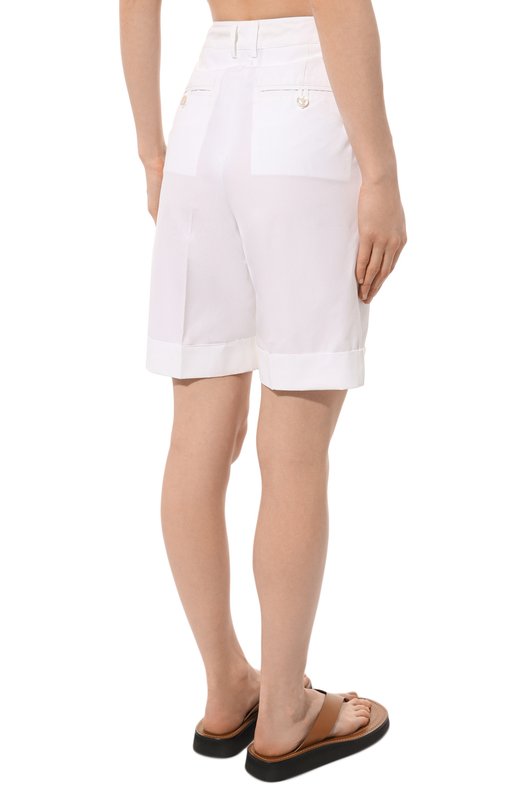 Хлопковые шорты Kiton D51115K0953B Белый  D51115K0953B Фото 4