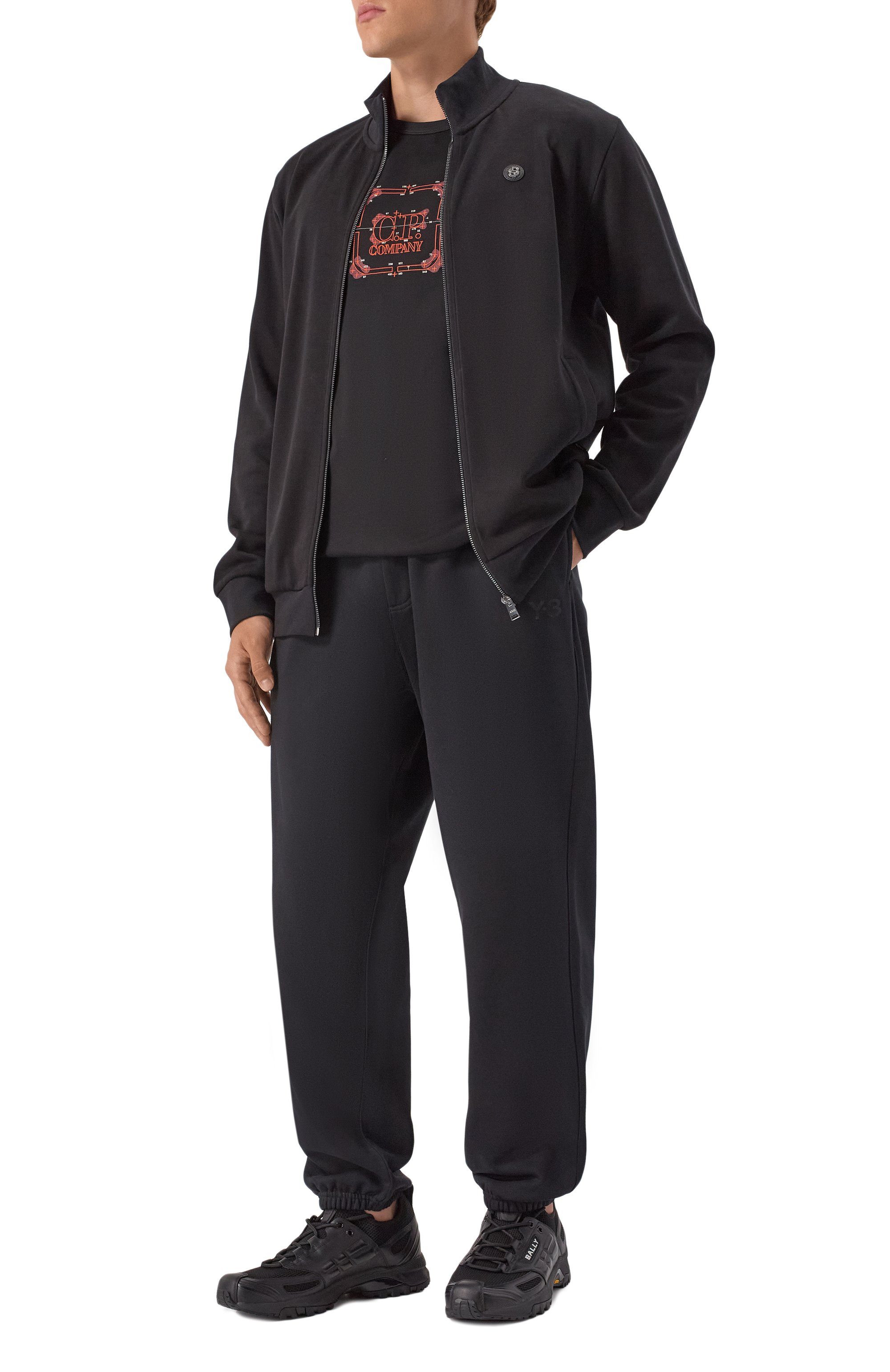 Хлопковая футболка C.P. COMPANY, арт. 19CLTS055A006370W, фото 2