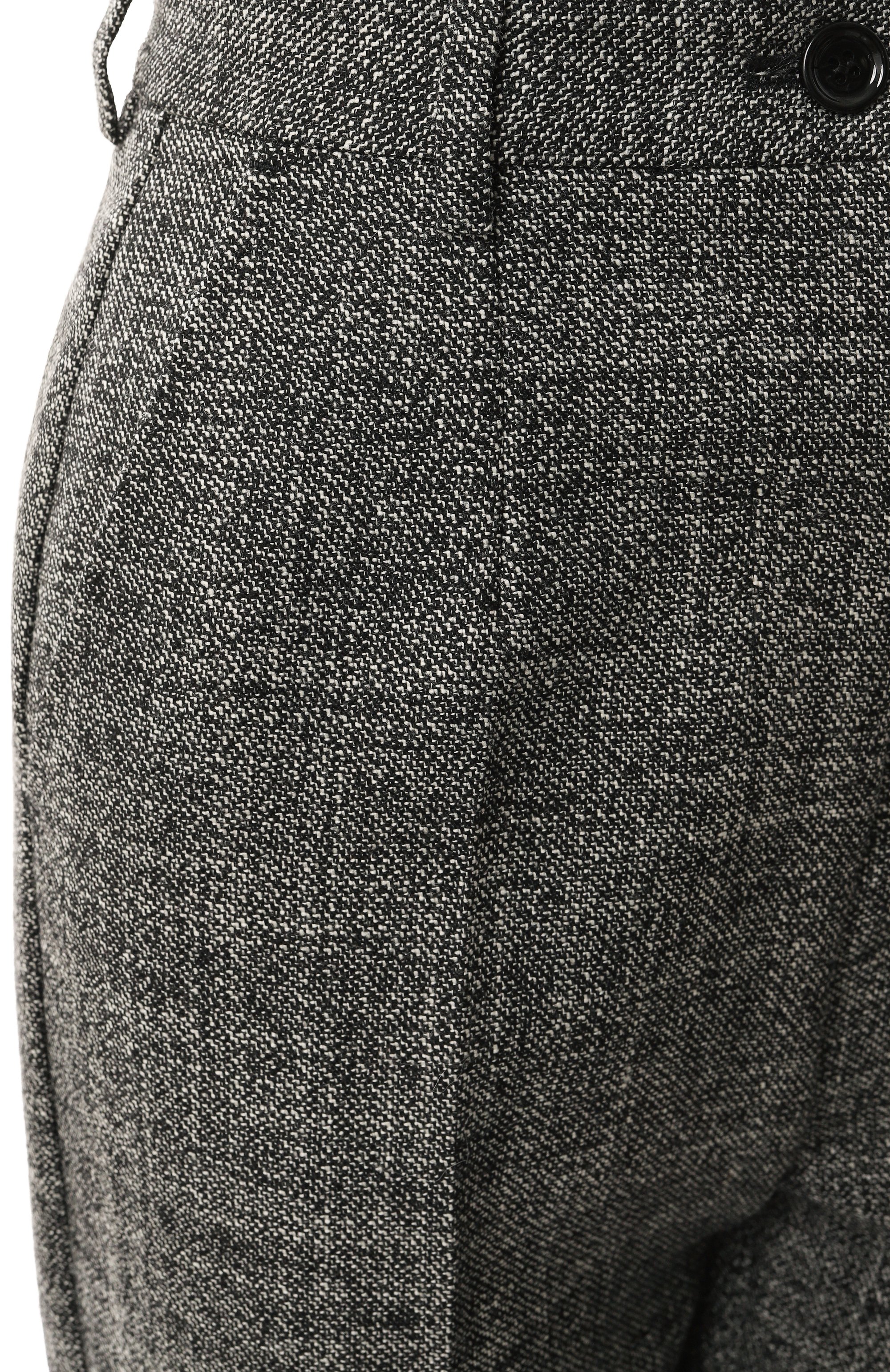 Шерстяные брюки DOLCE & GABBANA серого цвета по цене 95500 руб., арт. FTAM2T/FM2G4, фото 6 Шерстяные брюки DOLCE & GABBANA, арт. FTAM2T/FM2G4, фото 6