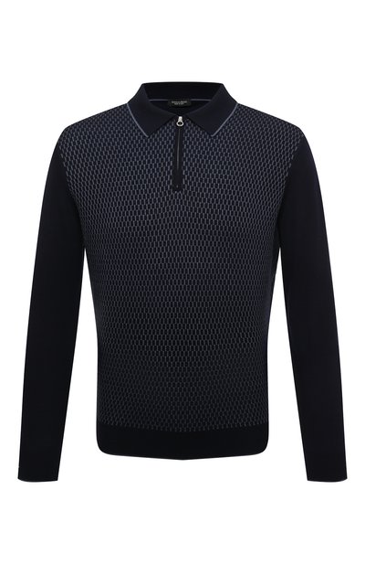 Мужская поло из шерсти и шелка STEFANO RICCI, арт. K606310P30/F22463