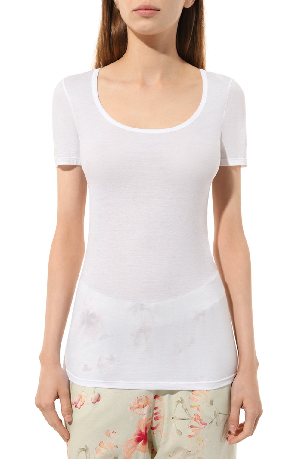 Хлопковая футболка HANRO, арт. 071345, фото 3