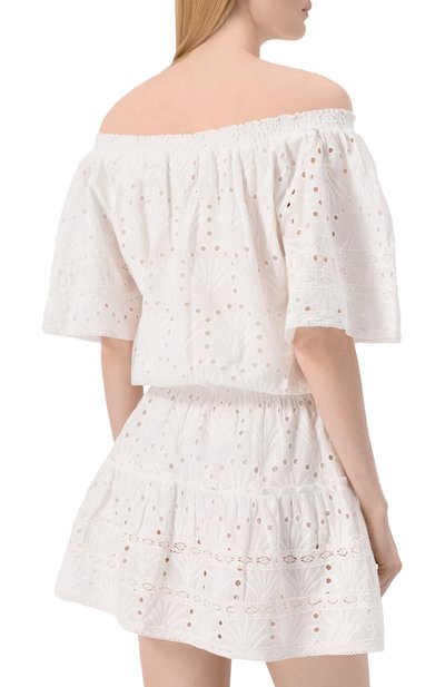 Хлопковое платье MELISSA ODABASH, арт. MICHA SS_COTTONE, фото 4