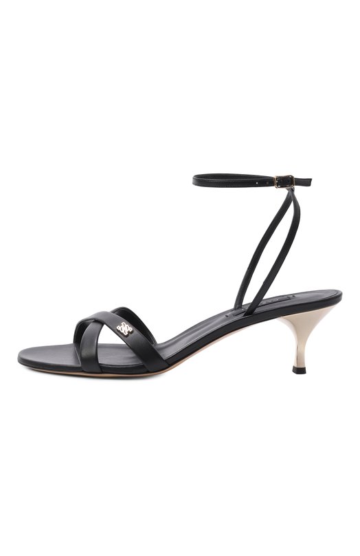 Кожаные босоножки Julia Casadei 1L461B0501/C3024 Чёрный  1L461B0501/C3024 Фото 4