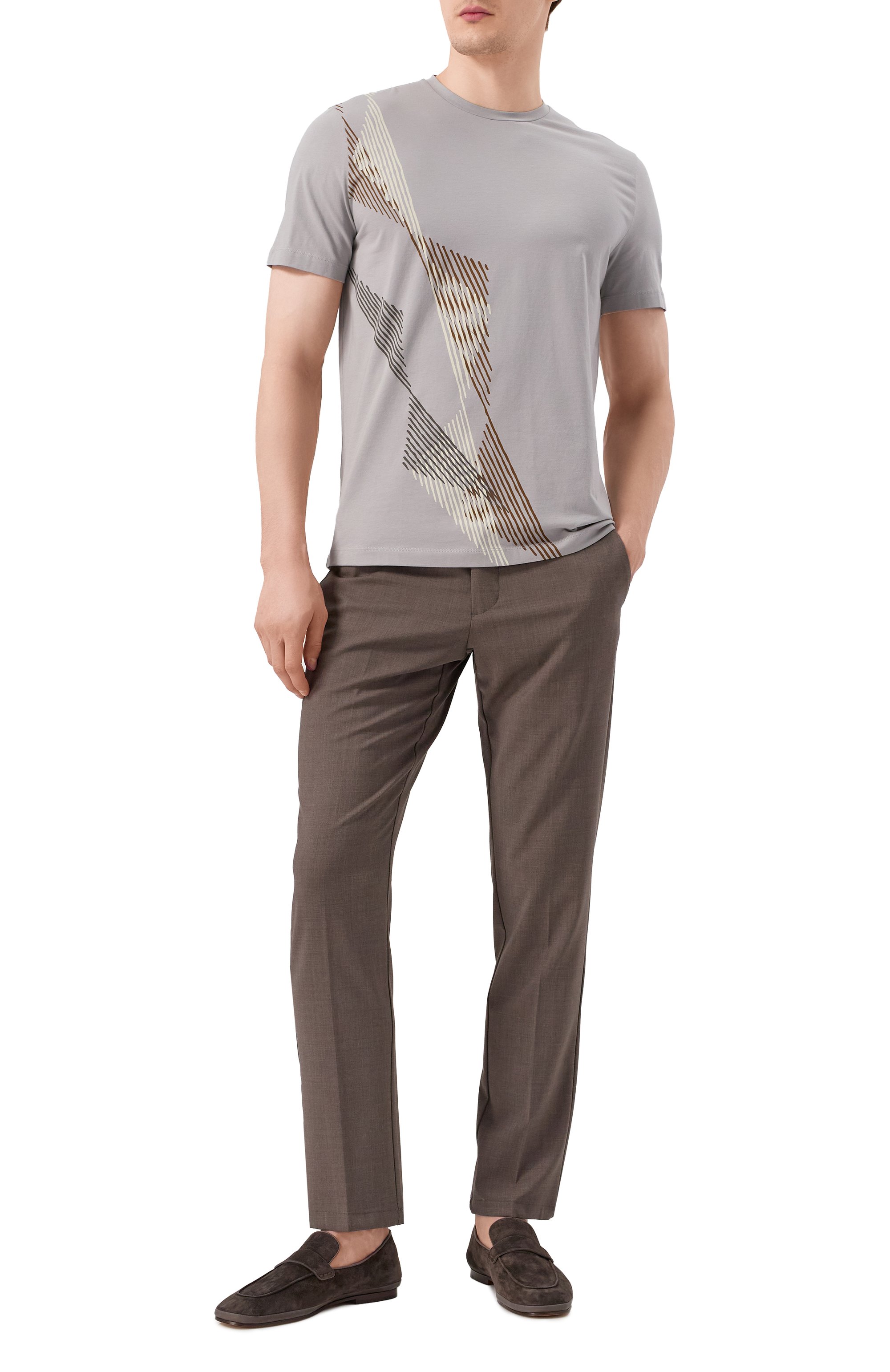 Замшевые лоферы ernest H`D`S`N BARACCO темно-коричневого цвета по цене 52750 руб., арт. ERNEST.C.1*, фото 2 Замшевые лоферы ernest H`D`S`N BARACCO, арт. ERNEST.C.1*, фото 2