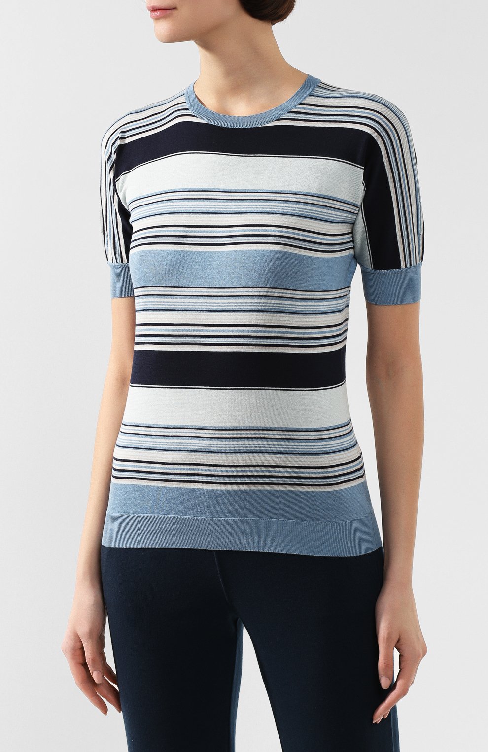 Топ из смеси шелка и хлопка LORO PIANA, арт. FAI8999, фото 3