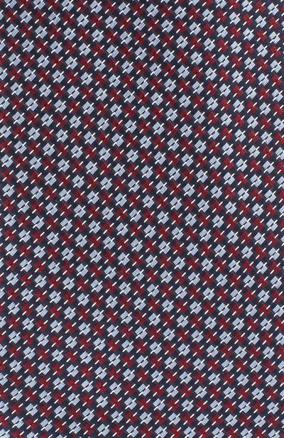 Шелковый галстук с узором ZEGNA голубого цвета по цене 22850 руб., арт. Z3W07/1XW, фото 3 Шелковый галстук с узором ZEGNA, арт. Z3W07/1XW, фото 3