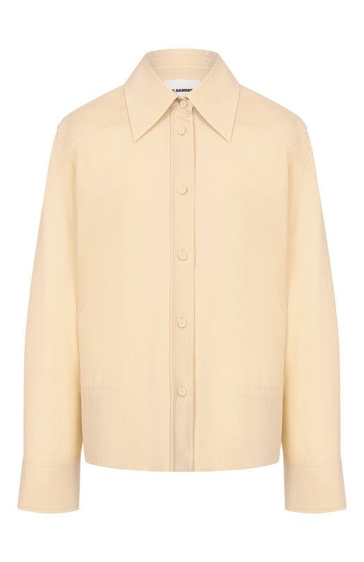 Шерстяная рубашка Jil Sander J01DL0179/J40171 Жёлтый J01DL0179/J40171