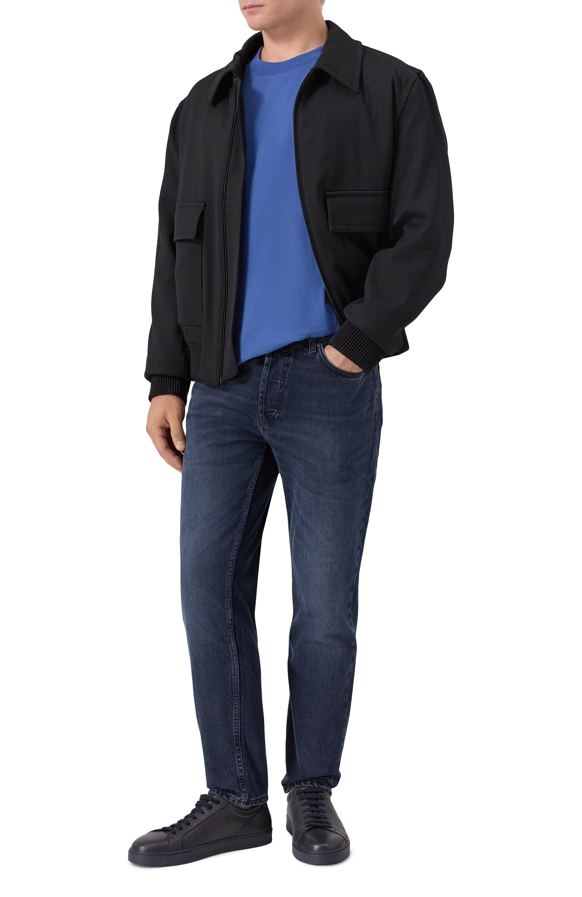 Хлопковая футболка HUGO, арт. 50488330, фото 2