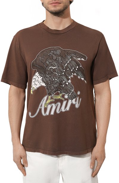 Хлопковая футболка AMIRI, арт. PS24MJG006, фото 3