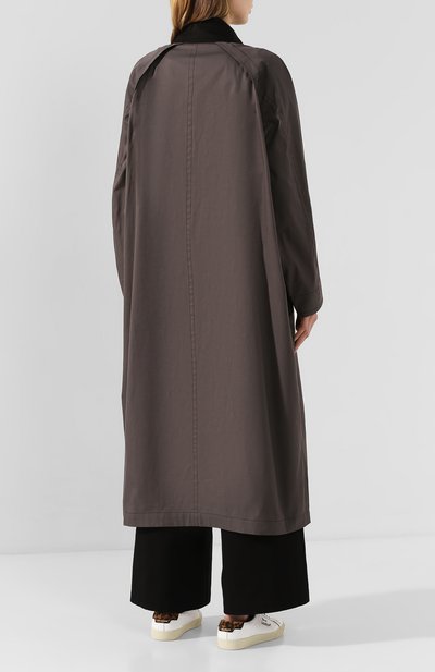 Хлопковое пальто YOHJI YAMAMOTO, арт. NN-C53-800, фото 4