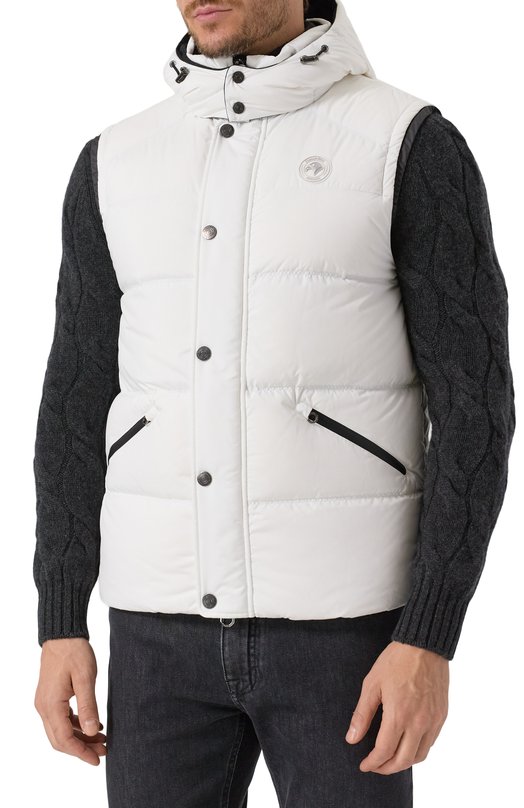 Утепленный жилет Stefano Ricci M6J5400080/PL002Q Белый  M6J5400080/PL002Q Фото 3