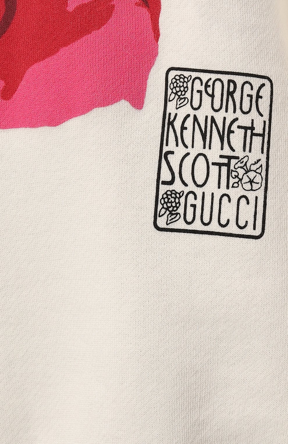 Хлопковое худи gucci x ken scott GUCCI, арт. 615061 XJDC8, фото 5