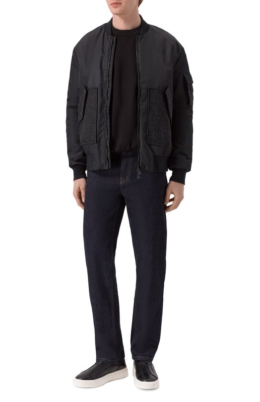 Кожаные кеды Kiton USSA279N0129801 Чёрный  USSA279N0129801 Фото 2