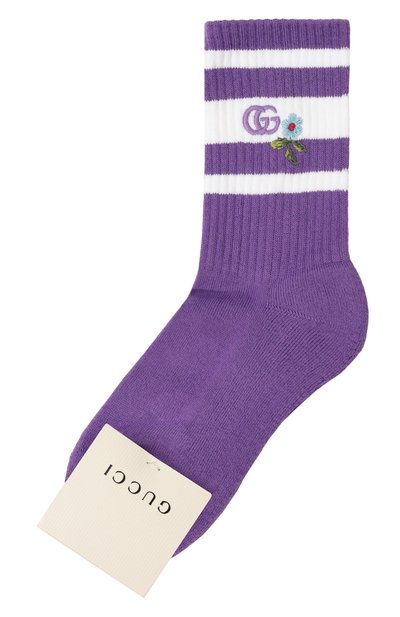 Женские хлопковые носки GUCCI, арт. 583446 3GD84