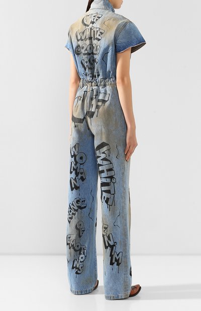 Джинсовый комбинезон OFF-WHITE, арт. 0WY0001F197730627110, фото 4