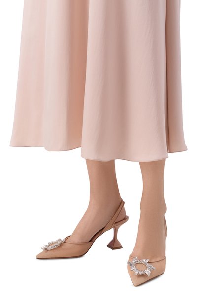 Текстильные туфли begum sling 70 AMINA MUADDI, арт. BEGUM MESH SLING 70/MESH, фото 2