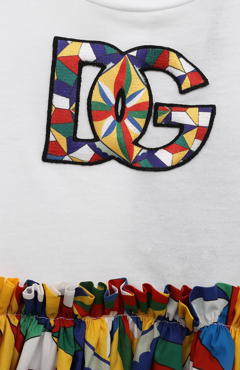 Хлопковое платье DOLCE & GABBANA, арт. L5JD7B/G7J9J/2-6, фото 3