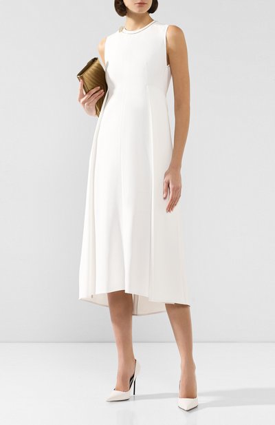 Платье VICTORIA BECKHAM белого цвета по цене 142500 руб., арт. DR MID 61152, фото 2 Платье VICTORIA BECKHAM, арт. DR MID 61152, фото 2
