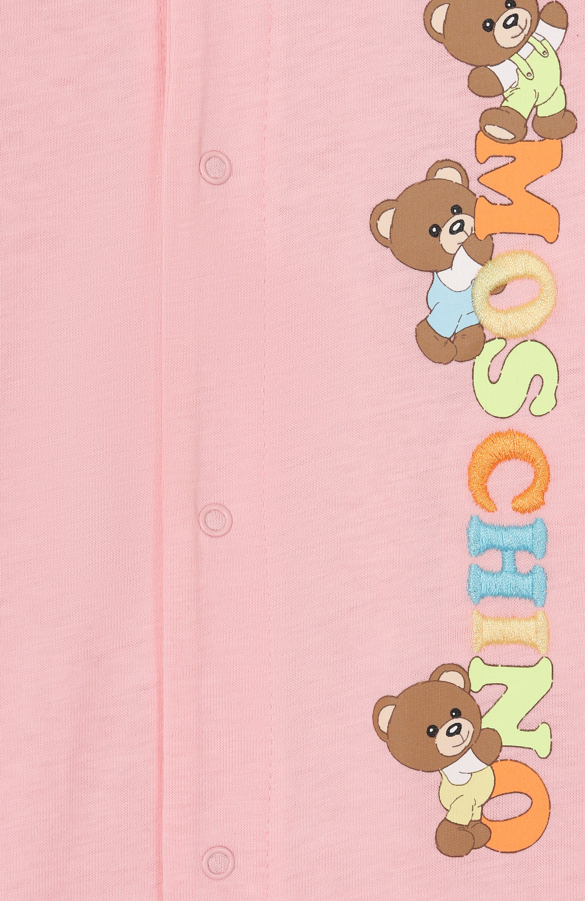 Комплект из трех предметов MOSCHINO светло-розового цвета по цене 21800 руб., арт. MUY088/LAA02, фото 8 Комплект из трех предметов MOSCHINO, арт. MUY088/LAA02, фото 8