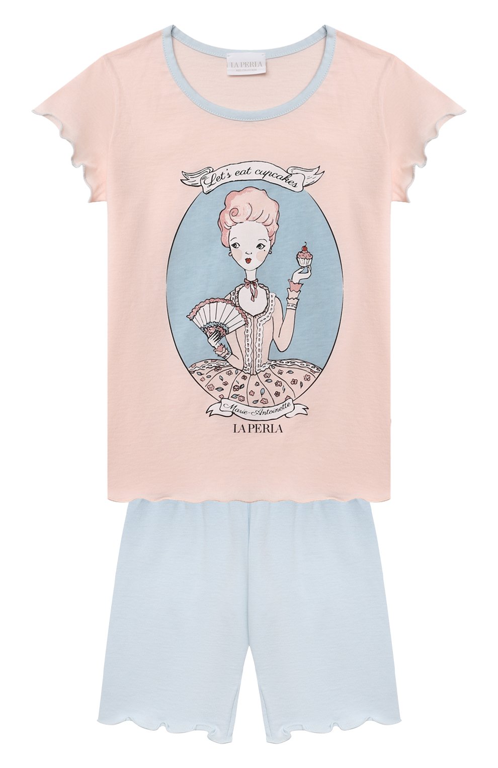 Хлопковая пижама LA PERLA, арт. 70451/8A-14A, фото 1