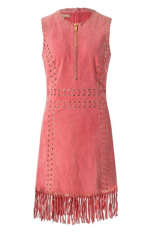 

Замшевое платье Michael Kors Collection, Розовый