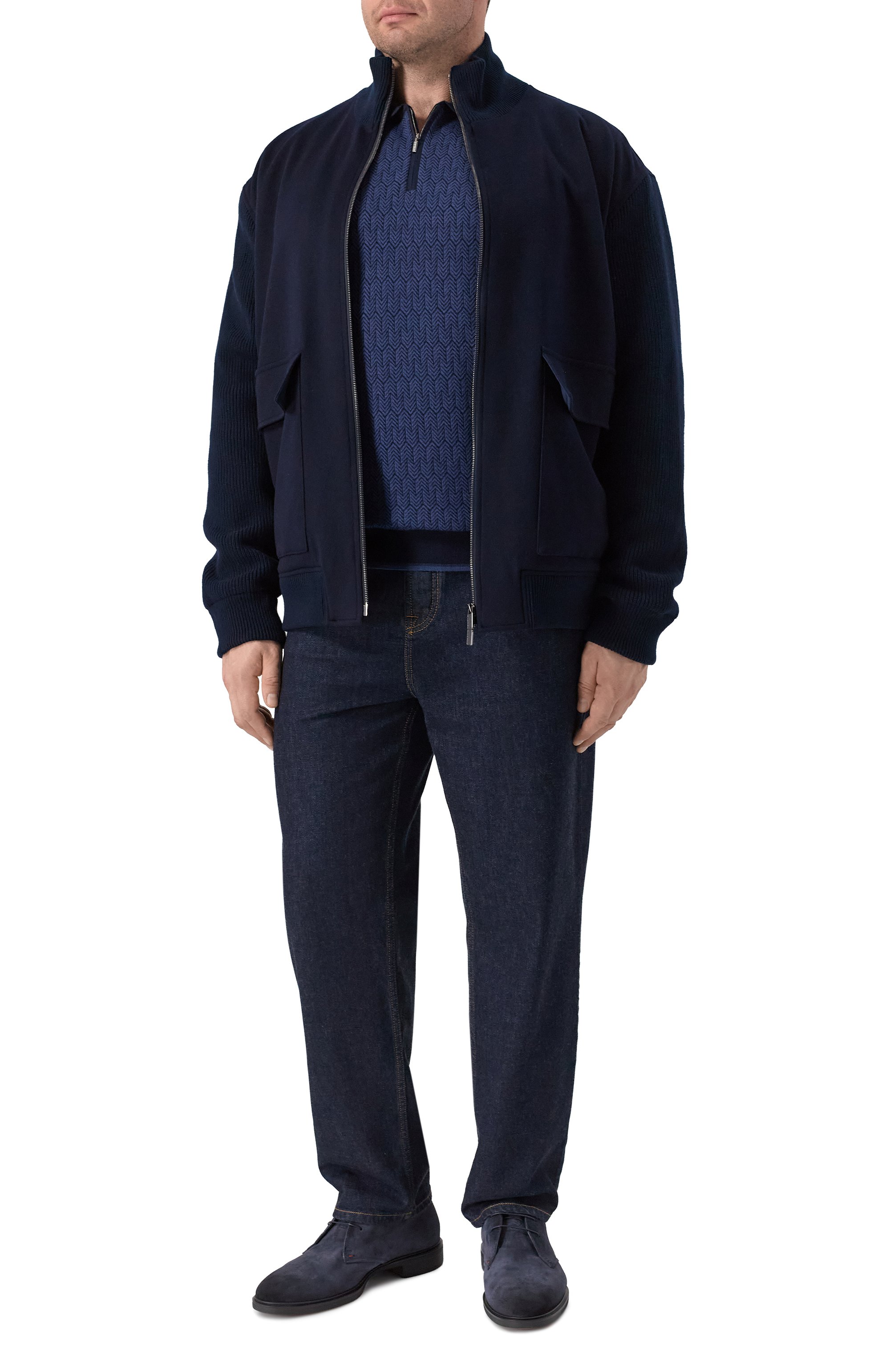 Поло из шерсти и шелка ZILLI, арт. KZP001M0230VHE001, фото 2